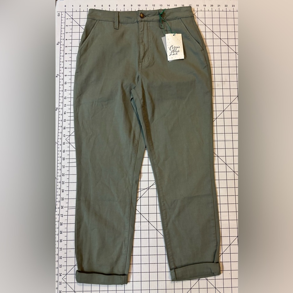 NWT Cosmic Blue Love by Pistola Women’s Size 27 Colonel Pants